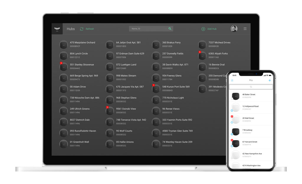 Ajax PRO Desktop is an application for monitoring security systems of residential compounds and cottage estates