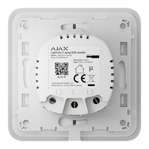 AJAX LightSwitch (1-gang)