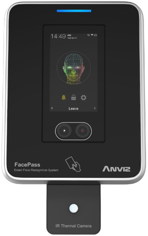Anviz FacePass 7 IRT Access Control and Time & Attendance with Body Temperature Detection