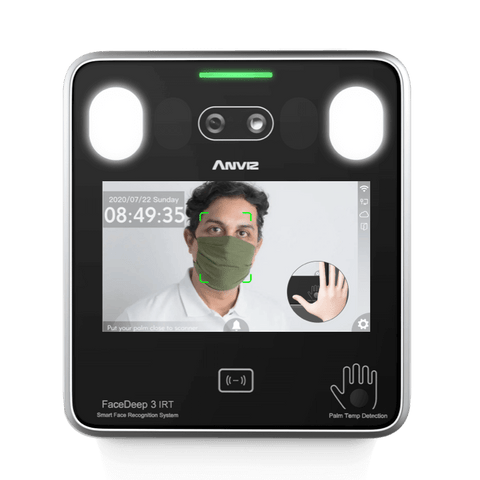 Anviz FaceDeep 3 IRT Access Control and Time & Attendance with Body Temperature Detection